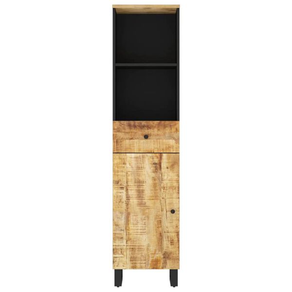 vidaXL Bathroom Cabinet 38x33x160 cm Solid Wood Mango