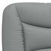 vidaXL Headboard Cushion "Hvar" Light Grey 183 cm King Fabric