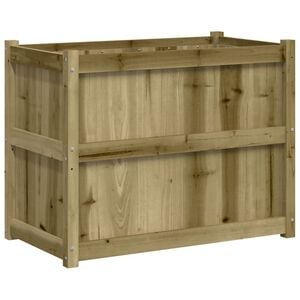 vidaXL Garden Planter 90x50x70 cm Impregnated Wood Pine