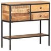 vidaXL Sideboard 85x30x80 cm Rough Mango Wood