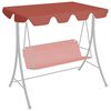 vidaXL Replacement Canopy for Garden Swing Terracotta 188/168x145/110cm