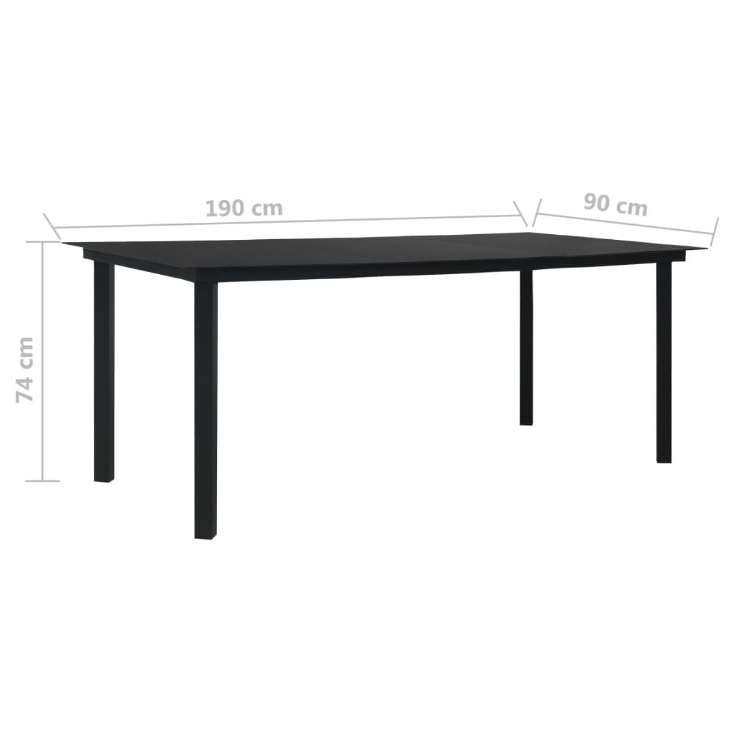 vidaXL 7 Piece Garden Dining Set