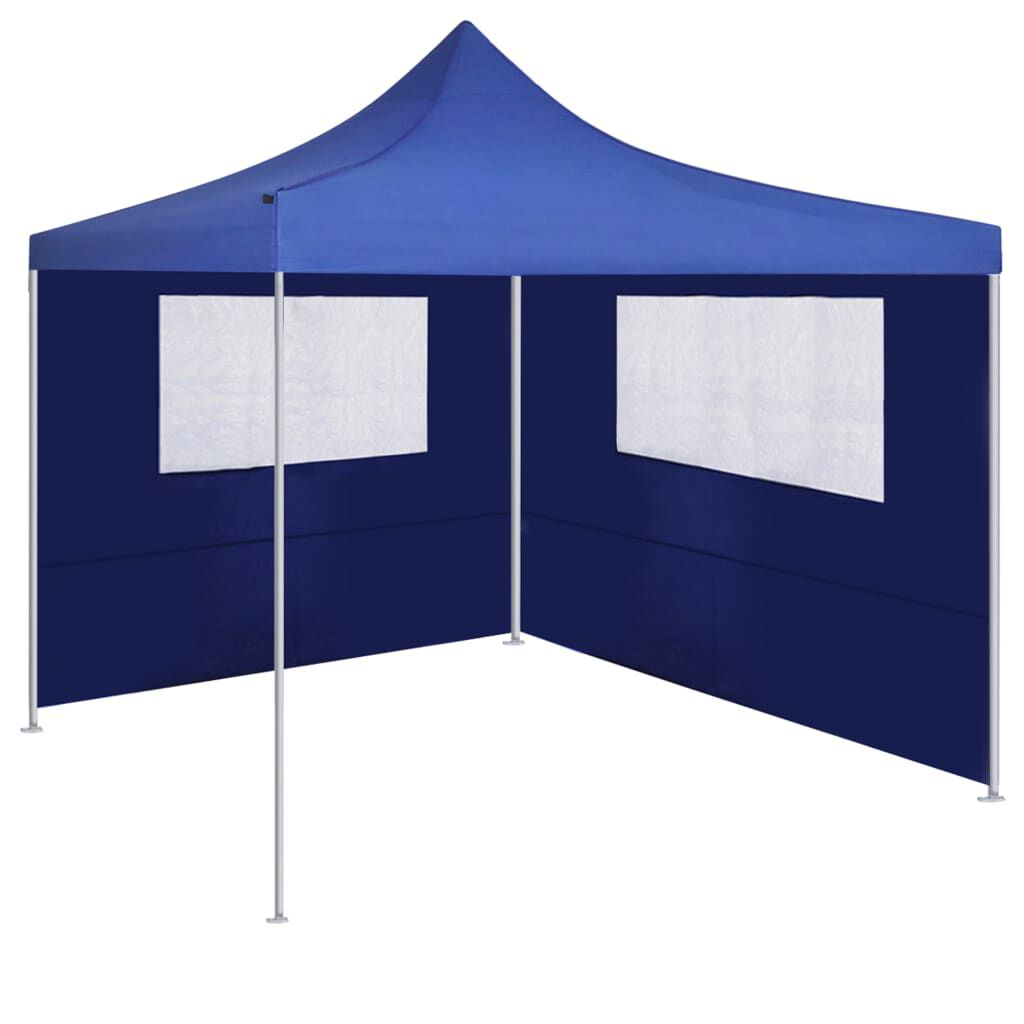 vidaXL Gazebo Sidewall with Windows 4x2 m Blue