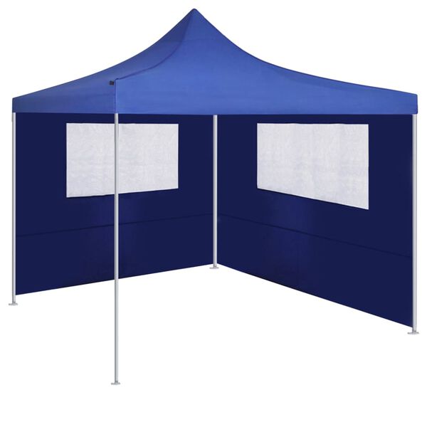 vidaXL Gazebo Sidewall with Windows 4x2 m Blue
