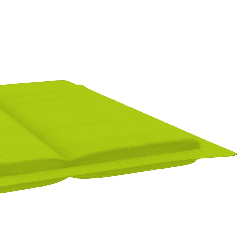 vidaXL Garden Sun Lounger with Cushion Solid Acacia Wood