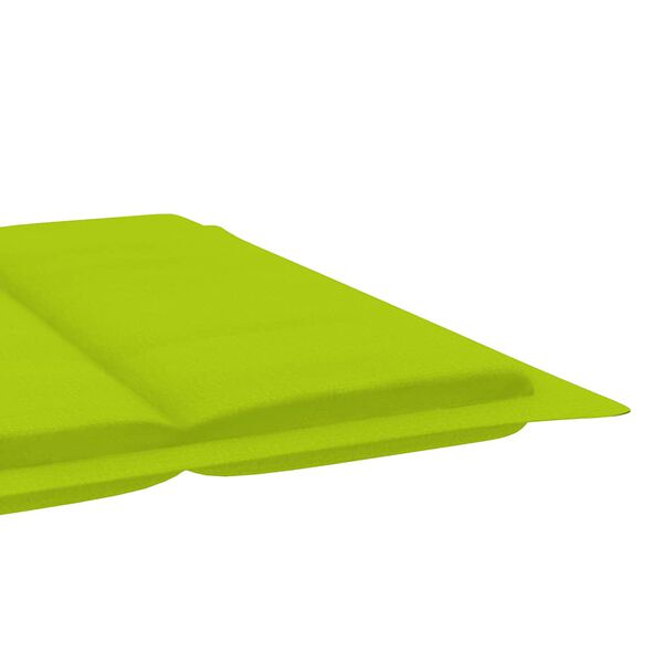 vidaXL Garden Sun Lounger with Cushion Solid Acacia Wood