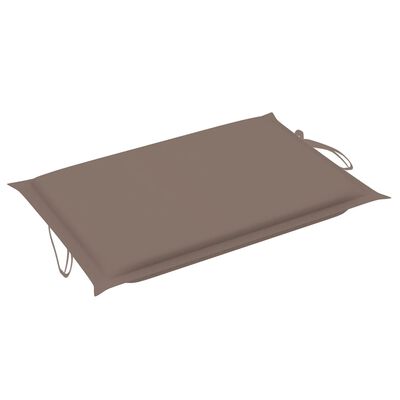 vidaXL Sun Loungers 2 pcs with Cushions Solid Acacia Wood