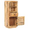 vidaXL Highboard 45x32x110 cm Rough Mango Wood