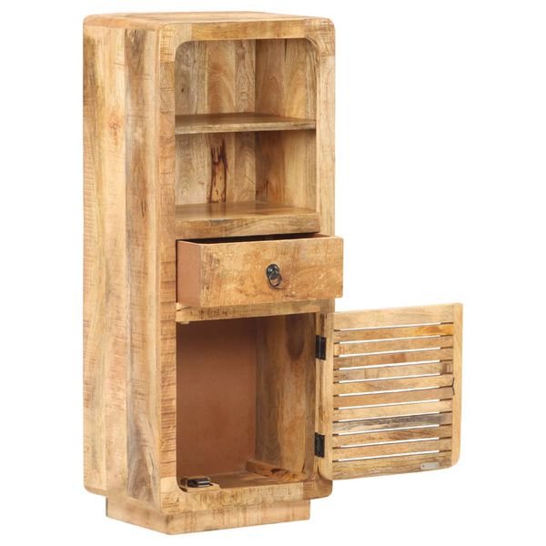 vidaXL Highboard 45x32x110 cm Rough Mango Wood