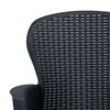 vidaXL 9 Piece Outdoor Dining Set Plastic Anthracite Rattan Look