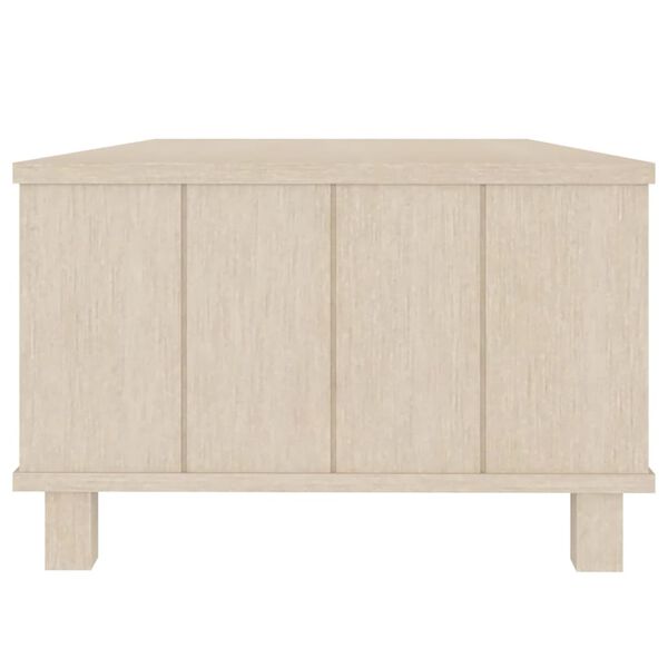 vidaXL Coffee Table HAMAR Honey Brown 100x55x35 cm Solid Wood Pine