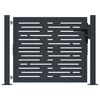 vidaXL Garden Gate Anthracite 105x105 cm Steel Square Design