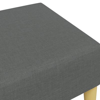 vidaXL Footstool Dark Grey 77x55x31 cm Fabric