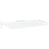 vidaXL Bookshelf Boards 4 pcs White 80x50x1.5 cm Engineered Wood
