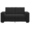vidaXL 2-Seater Sofa Black 120 cm Velvet