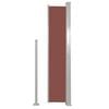 vidaXL Retractable Side Awning 120 x 300 cm Brown
