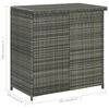 vidaXL 3 Piece Bar Set Poly Rattan Grey