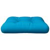 vidaXL Pallet Cushion Blue 50x50x12 cm Fabric