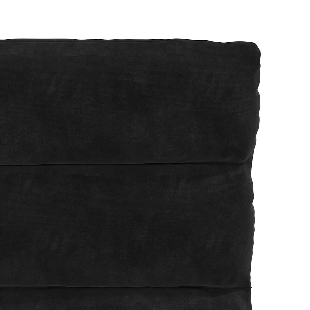 vidaXL Dining Chairs 2 pcs Black Velvet