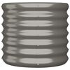 vidaXL Garden Planter Galvanised Steel 40x40x36 cm Grey