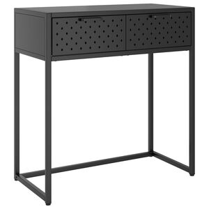 vidaXL Console Table Anthracite 72x35x75 cm Steel