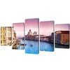 Canvas Wall Print Set Venice 200 x 100 cm