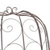 vidaXL Garden Bench 95 cm Iron Antique Brown