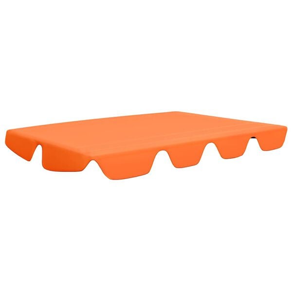 vidaXL Replacement Canopy for Garden Swing Orange 188/168x145/110 cm