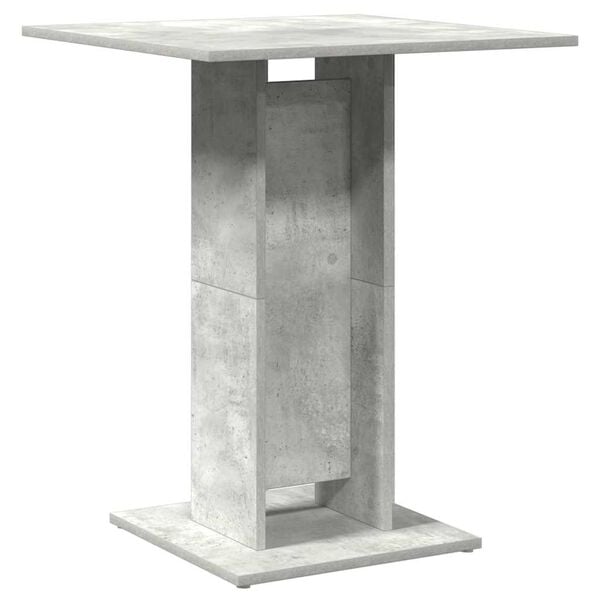 vidaXL Bistro Table Concrete Grey 60x60x75 cm Engineered Wood