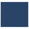 vidaXL Weighted Blanket Blue 220x230 cm King 11 kg Fabric