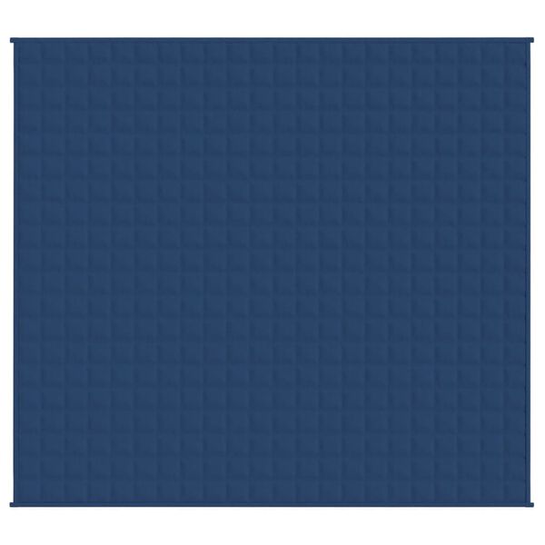 vidaXL Weighted Blanket Blue 220x230 cm King 11 kg Fabric