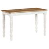 vidaXL Dining Table 120x60x76 cm Solid Mango Wood