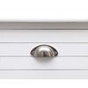 vidaXL Writing Desk White 110x45x76 cm Wood