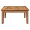 vidaXL Garden Table Brown Solid Teak wood