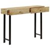 vidaXL Console Table Solid Mango Wood 102x30x79 cm