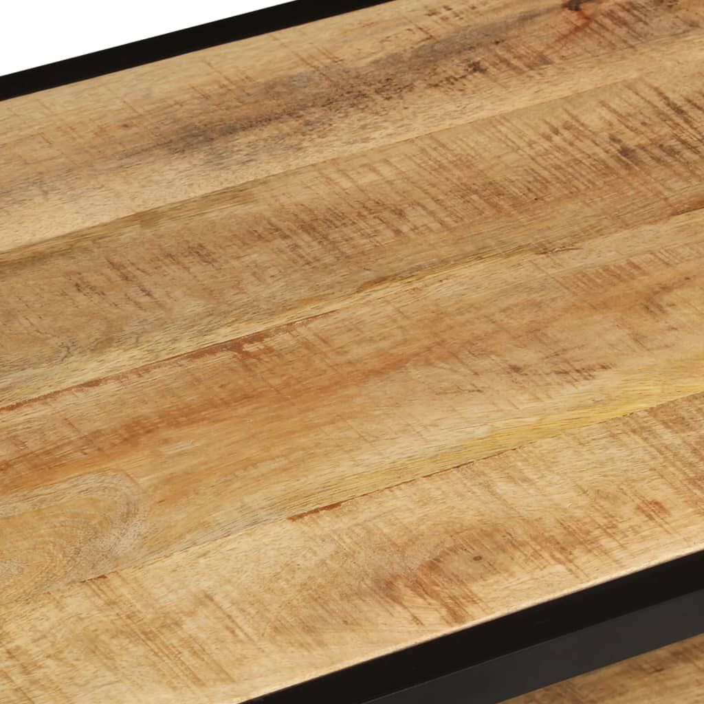 vidaXL Coffee Table 90x45x35 cm Solid Rough Mango Wood