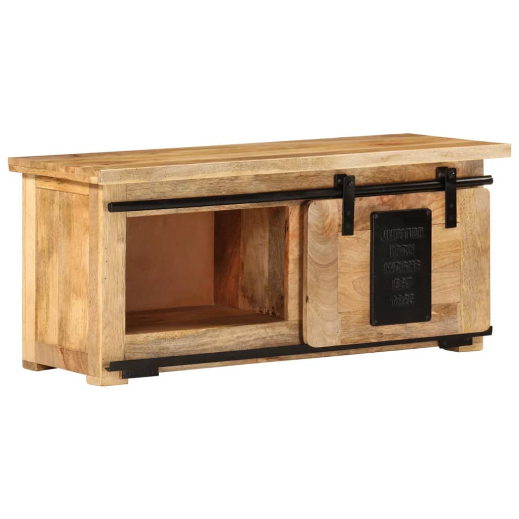vidaXL TV Cabinet 90x35x40 cm Solid Mango Wood