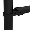 vidaXL Garden Fence with Spear Top Steel 181x150 cm Black