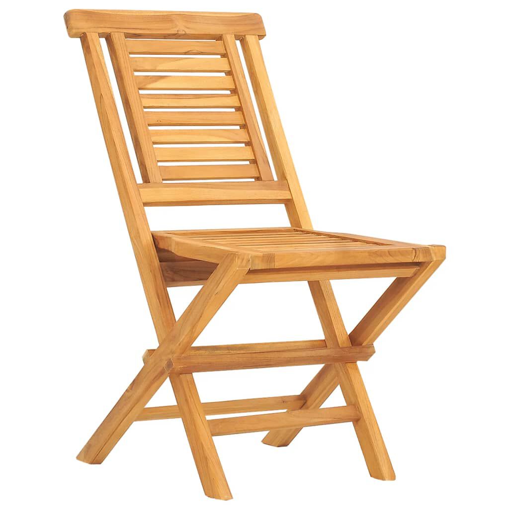 vidaXL 7 Piece Garden Dining Set Solid Wood Teak