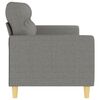 vidaXL 3-Seater Sofa Dark Grey 210 cm Fabric