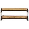 vidaXL Coffee Table 90x45x35 cm Solid Rough Mango Wood
