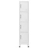 vidaXL Locker Cabinet with 4 Compartments 38x45x180 cm