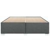 vidaXL Bed Frame without Mattress Dark Grey California King Fabric