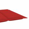 vidaXL Garden Sun Lounger with Cushion Solid Acacia Wood