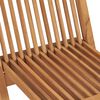 vidaXL 5 Piece Folding Outdoor Dining Set Solid Wood Teak