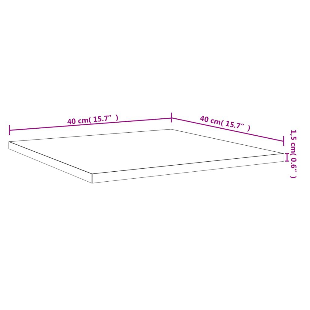 vidaXL Bookshelf Boards 4 pcs High Gloss Grey 40x40x1.5 cm Engineered Wood