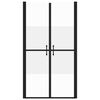 vidaXL Shower Door Half Frosted ESG (83-86)x190 cm