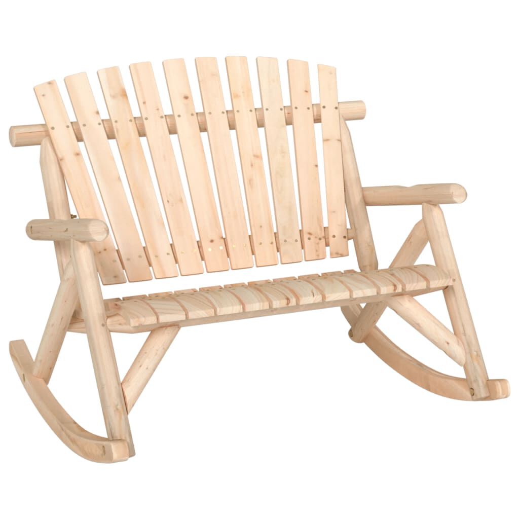 vidaXL 4 Piece Garden Lounge Set Solid Wood Spruce