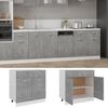 vidaXL Drawer Bottom Cabinet Concrete Grey 80x46x81.5 cm Engineered Wood