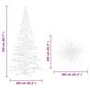 vidaXL Christmas Trees with Stand Brown 210 cm Solid pine wood